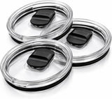 Replacement Tumbler Lids 3 Pack for YETI 20 oz & 10/24 oz Mugs Straw– Magnetic Slider Spill Leak-Resistant Travel Cup Covers, Universal BPA-Free Coffee Cup Fit for Ozark Trail & RTIC Hot & Cold Drinks