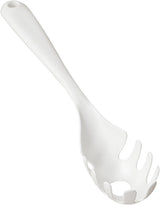 1 Pc White Pasta Fork - Teeth Spaghetti Spoon, Kitchen Noodle Fork Spoon, Spaghetti Fork Server