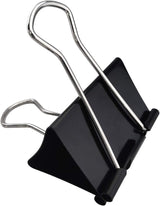 Extra Large Binder Clips 2.4-Inch (12 Pack), Big Paper Clamps for Office Supplies, Black