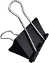 Extra Large Binder Clips 2.4-Inch (12 Pack), Big Paper Clamps for Office Supplies, Black
