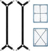 Sheet Keeper Straps Bed Sheet Holder for Corners Bedsheet Stays Suspender Clips Fitted Sheet Holder Garters Fasteners Mattress Clamps