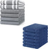 Homaxy Premium Kitchen Towels(18”x 28”, 6 Pack), Large Cotton 380 GSM Kitchen Hand Towels and Kitchen Towels 18"x28"(Navy Blue), 6 Pack Large Cotton 380 GSM Dish Towels