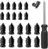 Tire Repair Nails Kit with 2 Sizes, Screw in Tire Repair Plugs with Box and Screwdriver, Fast Self-Service Tire Repair Tools (10Set)