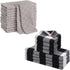 Homaxy 12 Pack Kitchen Dish Cloths (10 x 10 Inches, Grey) Kitchen Towels and Dishcloths Set, 12 x 12 and 13 x 28 Inches White & Black