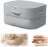 2026 New 3-Layer Ultra Space Saving Self Compression Organizer, Multifunctional Comforter Storage Bag for Comforters, Clothes, Blankets, Home Organization Must Haves (Gery, Large)