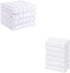 Homaxy Kitchen Towels, 16 x 28 Inches and 13 x 28 Inches, Set of 10 Bulk Cotton Kitchen Towels Set, Ultra Soft Absorbent Dish Towels for Washing Dishes, White