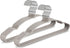TOPIA HANGER Metal Hangers 20 Pack, Non Slip Clothes Hangers Space Saving, Heavy Duty Rubber Coated Wire Hanger for Coat, Shirt, Dress, Pants-Grey, CT12G