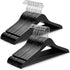 TOPIA HANGER Wooden Coat Hangers 30 Pack, Black Wood Suit Hangers, 360° Swivel Hook and Non-Slip Shoulder Notches for Camisole, Jacket, Pant, Shirt, Smooth Finished Clothes Hangers -CT54B30