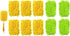 6+4 Reusable Duster Refill Compatible with Swiffer Hand Duster - 360 Heavy Duty Dusters Refills - Microfiber Ceiling Fan Duster for Swiffer Dusters Extended Handle(Handle is Not Included)