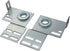 End Bearing Plates Brackets, Garage Door Parts Torsion Spring Residential Bracket with Bearings 3 3/8 Inch, for 2" Track Wood or Steel Doors (Pair)