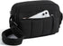 Cross Body Purse, Mini Crossbody Bags for Women Travel Purse, Puffy Shoulder Handbag Wallet with RFID Blocking Slots, Black-small