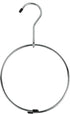 HANGERWORLD Pack of 3 Pack Belt Organizer for Closet Rack Chrome Ring Hanger for Belts Ties Scarves and Accessory Storage