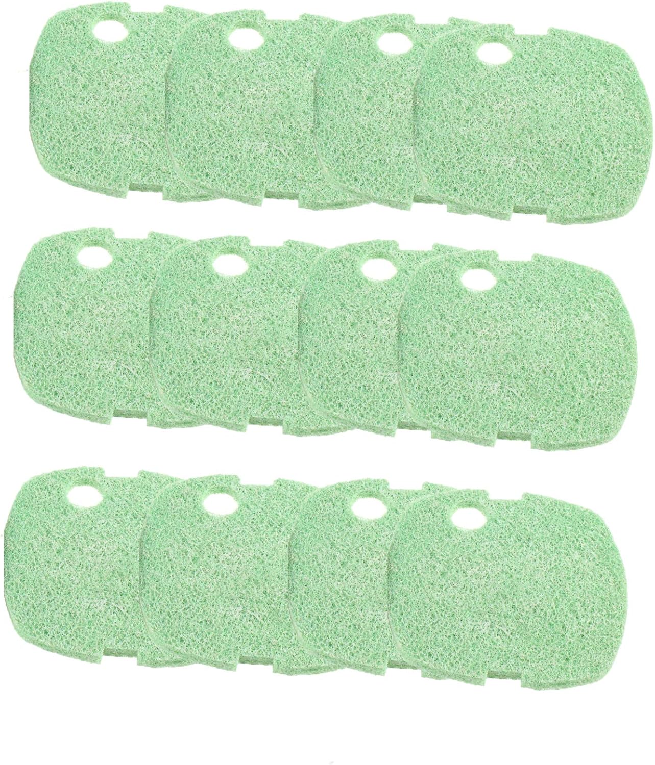 Replacement Aquarium Canister Phosphate Remover Compatible Filter Pads Compatibla to SUNSUN/GRECH/Super HW-302 Filter Media 12pcs