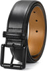 Men Genuine Leather Belt Mens Dress Belt Pin Buckle for Jeans Pants