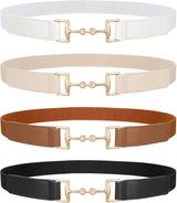 Belts for Women Adjtable Skinny Elastic Belt for Dresses