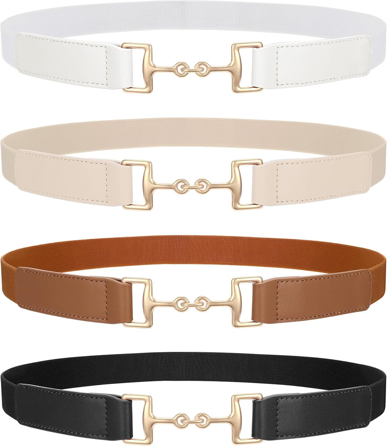 Belts for Women Adjtable Skinny Elastic Belt for Dresses