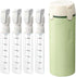 4 in 1 Travel Perfume Bottle Refillable, 4 Pack 30ML Travel Bottles for Toiletries, Leak-Proof & Portable Travel Dispensers Containers for Shampoo, Lotion (Green)