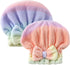 2Pcs Super Absorbent Hair Towel Wrap for Wet Hair, Microfiber Hair Drying Caps, Soft and Fast Drying Hair Towel for Home (Kit)