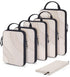 Compression Packing Cubes, 6 Set/4 Set/2 Set Travel Packing Cubes for Carry on Suitcases, Compression Suitcase Organizers Bag Set & Travel Cubes for Luggage, Lightweight Packing Organizers