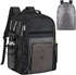 Heavy Duty X-Large Mesh Backpacks for Adults,Semi-Transparent college Backpacks with Rain cover for School, Beach, and Travel (X-Large)