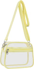 Clear Bag for Stadium Events Clear Sports Fan Handbags Purses with Adjtbale Strap for Concerts Festivals Game Day