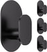 Adhesive Towel Hooks - 4 Pack 26LB Extra Strong Heavy Duty Wall Hooks for Bathroom/Shower Door Hanging Coat, Robe, Towel, Dogs&