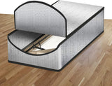 Attic Stairs Insulation Cover Tent Premium Energy Saving, 25”x54”x11” for Pull Down Stairs, Double Bubble Reflective Radiant Barrier Reflects 95% of Radiant Heat
