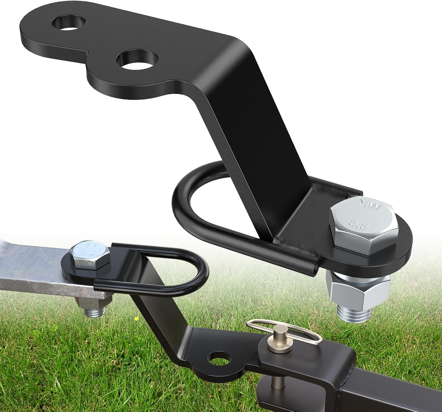 ATV/UTV Three-Way Hitch, Heavy Duty Universal ATV Hitch Attachments, 3000lbs Maximum Load