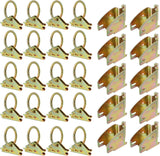 E-Track Wood Beam End Socket Accessories(10pcs) and E-Track O Ring Tie-Down Anchors(20pcs)