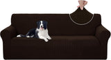 Stretch Couch Cover Sofa Cover Washable Sofa Slipcover Furniture Protector for 3 Chion Couch Sofa Pet Friendly(Sofa, Chocolate)