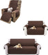 UNICE Home Sofa Cover Bundle Loveseat Cover Chair Cover (Sofa+Loveseat+Chair, Coffee)