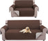 UNICE Home Reversible Loveseat Cover Bundle Oversized Couch Cover(XL Sofa+Loveseat, Coffee)