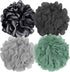 Loofah Bath Sponge Shower Loofa Bath Puff Body Scrubber Exfoliating Soft Premium 4 Pack