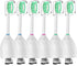 Toothbrh Heads for Philips Sonicare Replacement Brh Heads Medium Soft Dupont Bristles Electric Toothbrh Replacement Heads Fit E-Series Essence Xtreme Elite Advance and CleanCare, 6 Pack
