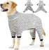 Dog Winter Coat Sweater Dog Clothes Soft Fleece Pullover Pajamas, Dog Cold Weather Coats Warm Windproof Fullbody Jumpsuit Fleece Onesie for Dogs, Thick Pet Snowsuit Christmas Black