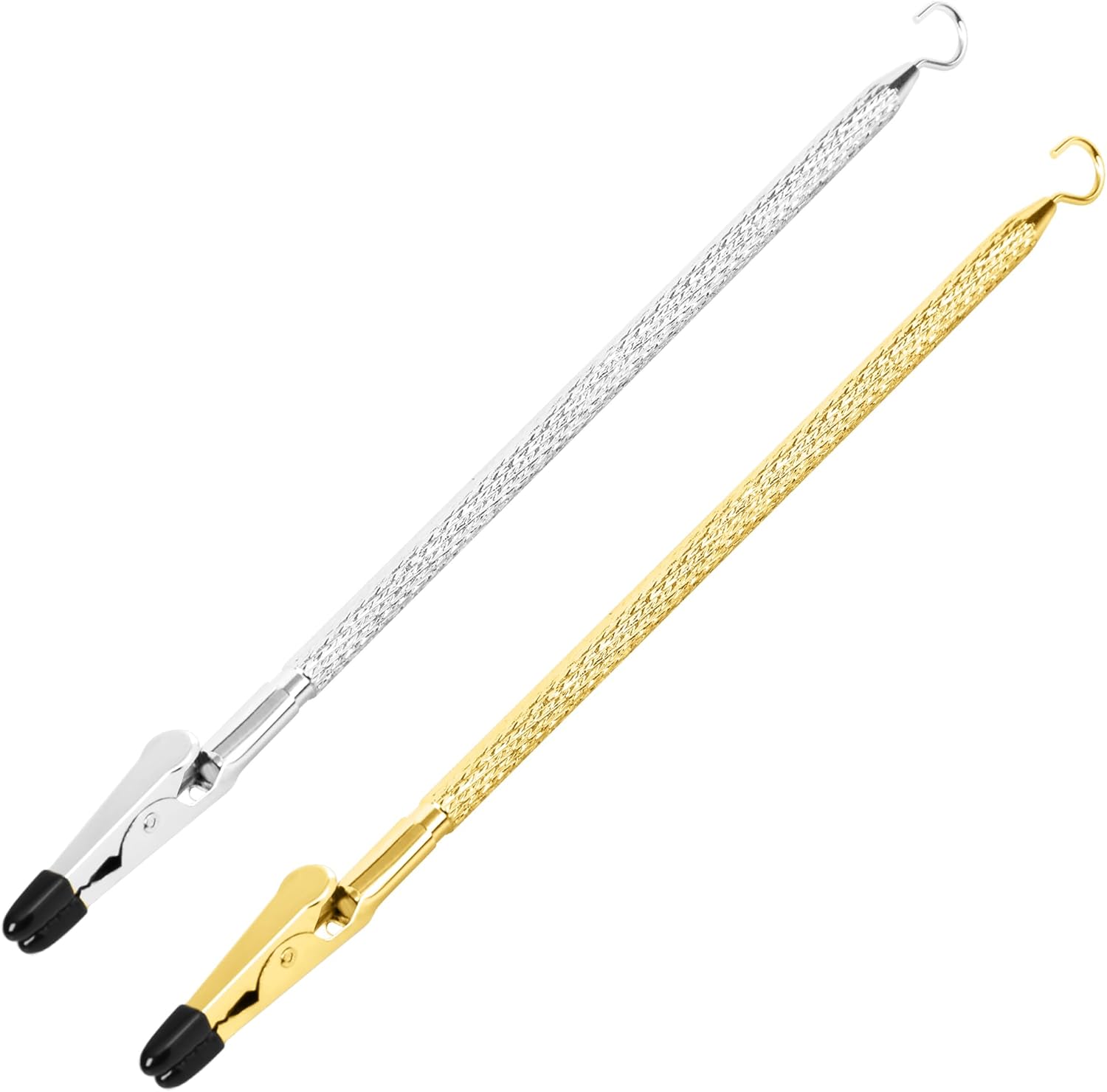 Bracelet Helper Tool with Hook - Fastener Helper Tool for Bracelet, Necklace, Jewelry, Watch - Silver, Gold, Bundle