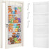 Stuffed Animal Storage, Over the Door Organizer with 5 Expandable Mesh Pockets, Breathable Oxford Fabric Hanging Kid Baby Plh Toy Holder for Nursery, 167 cm (65.8&