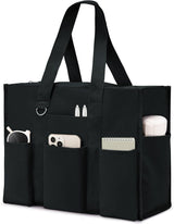 Large Tote Bag for Women Waterproof with 12 Pockets Top Zipper Closure Utility Teacher Nurse Bags for Work School