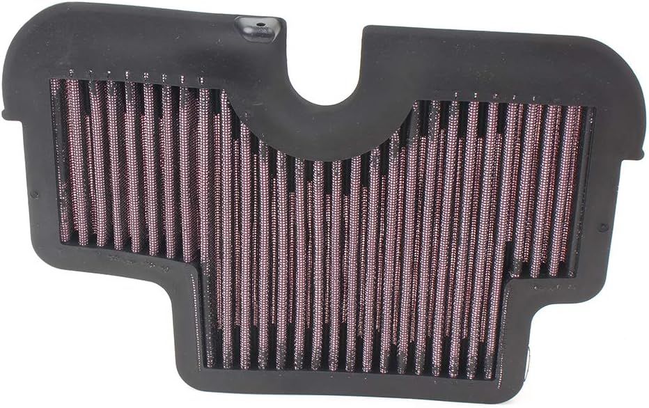 Motorcycle Air Cleaner Filter Element Assembly Replacement Compatible Fits for 2006-2008 Kawasaki EX650A Ninja 650R / EX650E Ninja 650 Black Red