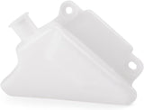 Motorcycle Radiator Water Coolant Reservoir Overflow Tank Replacement Compatible for Yamaha YZF-R1 2007-2008 White
