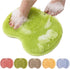 Shower Foot Scrubber Mat with Non-Slip Suction Cups, Foot Back Cleaning Pad Back Washer Exfoliating Bath Wash Pad, Wall Mounted Slip Suction Cups for Use in Cleaner Men and Women (Green)