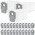 25 Packs Disposable Dust Bags for Roborock QV35A/ Qrevo S5V, Saros 10R/10/Z70, S8 MaxV/Max Ultra, Qrevo MaxV/Pro/Curv/CurvX/Edge/Slim/Edge S5A/Pro/Plus/Master/Qrevo S Robot Vacuum