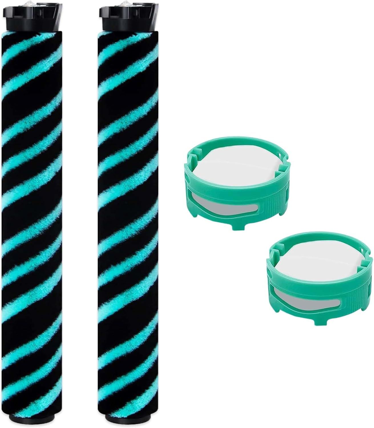 IP1251 IP3251 Vacuum Brush Replacement for Shark IP1250 IP1251C IP1255QCP IP3251C IP3252 IP3150 IP3253 PowerDetect Cordless Vacuum Cleaner, 2 Pack Brushrolls for All Floors