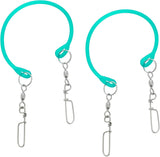 2 Pcs Blue Fishing downrigger Weight Snubber Trolling Snubber with downrigger Release Clips for Inshore Fishing, Deflector Weights, and Kite Trolling