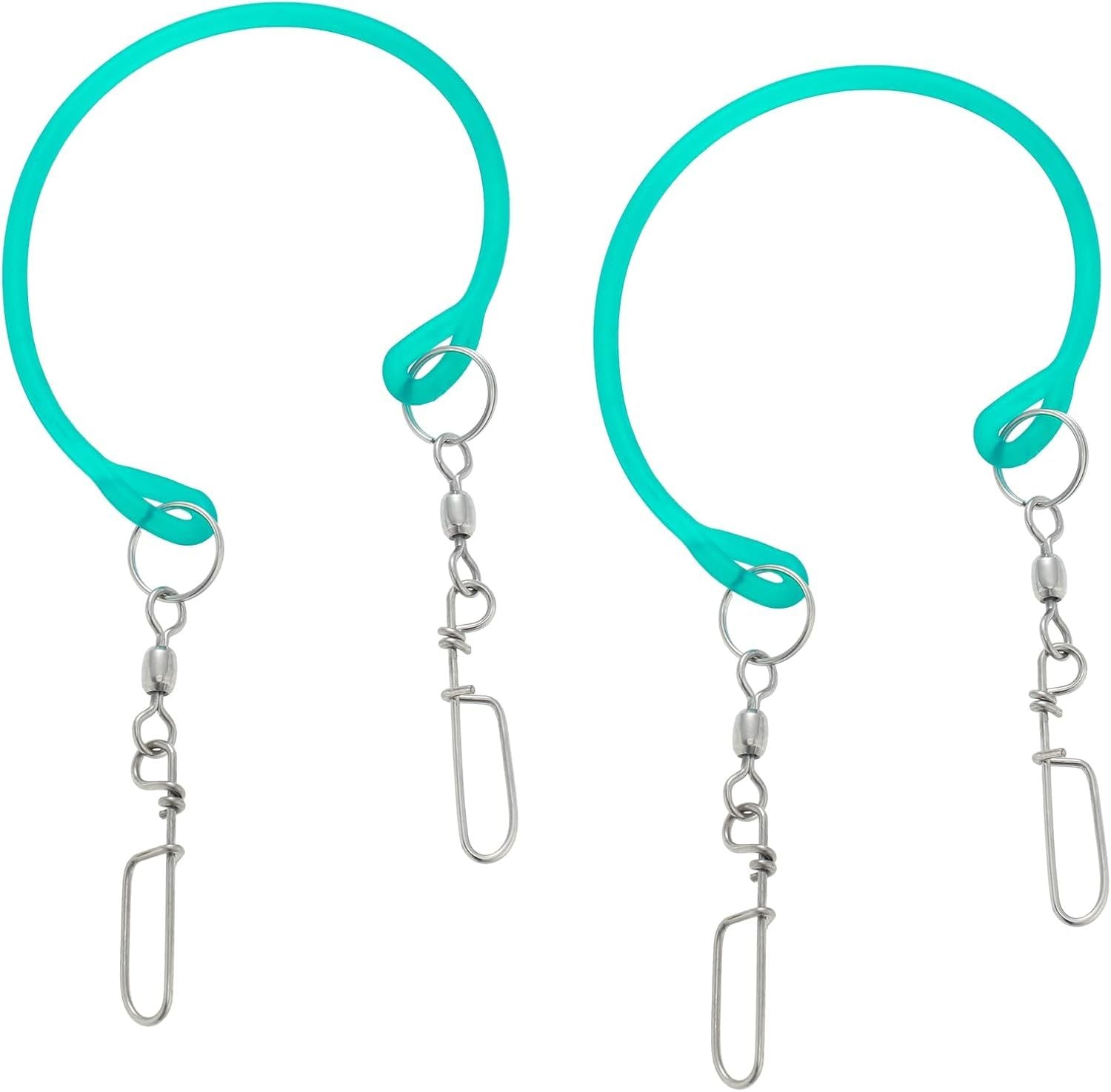 2 Pcs Blue Fishing downrigger Weight Snubber Trolling Snubber with downrigger Release Clips for Inshore Fishing, Deflector Weights, and Kite Trolling
