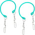 2 Pcs Blue Fishing downrigger Weight Snubber Trolling Snubber with downrigger Release Clips for Inshore Fishing, Deflector Weights, and Kite Trolling