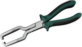 Electrical Disconnect Pliers, Fuel Line Pliers Automotive Electrical Connector Disconnect Pliers, Long Spark Plug Removal Pliers Car Fuel Feed Pipe Plier Universal Pipe Clip Repair Tool(1)
