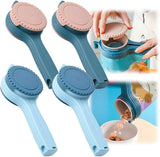 Bag Clip with Pour Spout, Food Bag Sealing Clip, Reusable Plastic Cap Sealer (4)