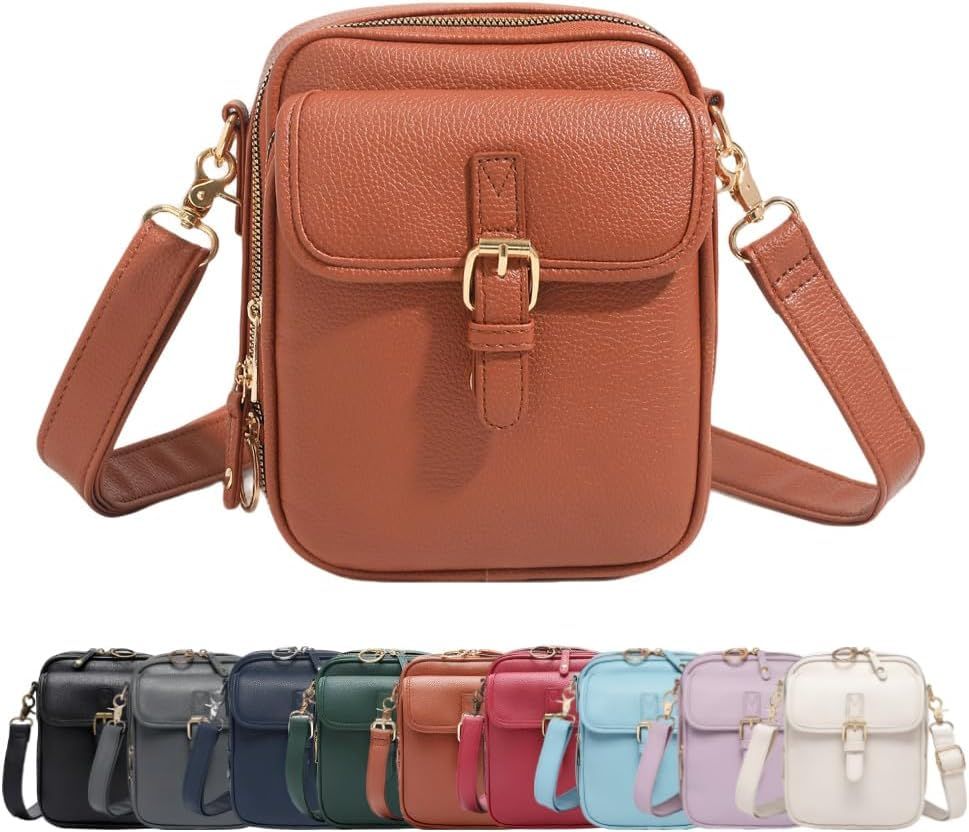 Vintage Large Capacity Messenger Bag, 2026 New Double Layer Large Capacity Messenger Bag Crossbody Leather Bag for Women
