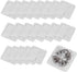 Disposable Shower Drain Hair Catcher, Disposable Hair Drain Stickers Drain Mesh Cover Bathroom Shower Drain Protector for Bathroom Laundry Kitchen Sink for Human and pet Hair (30)